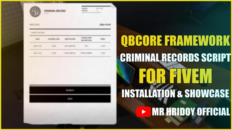 CRIMINAL RECORDS SCRIPT